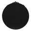 Florence 80cm Baroque Round Mirror Black