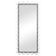Aria Wavey 180cm Floor Length Mirror Black