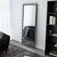 Aria Wavey 180cm Floor Length Mirror Black