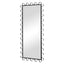 Aria Wavey 180cm Floor Length Mirror Black