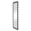 Aria Wavey 180cm Floor Length Mirror Black