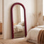 Gigi 180cm Gloss Arch Mirror Cabernet