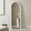 Gigi 180cm Gloss Arch Mirror Cream