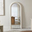 Gigi 180cm Gloss Arch Mirror Cream