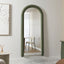 Gigi 180cm Gloss Arch Mirror Green