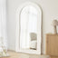 Alex 180cm Arch Mirror White
