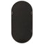 Zoe 120cm Oval Mirror Black