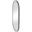 Zoe 120cm Oval Mirror Black