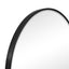 Zoe 120cm Oval Mirror Black