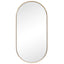 Zoe 120cm Oval Mirror Gold