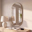Zoe 120cm Oval Mirror Gold