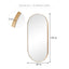 Zoe 120cm Oval Mirror Gold