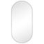 Zoe 120cm Oval Mirror White