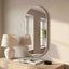 Zoe 120cm Oval Mirror White
