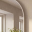 Zoe 120cm Oval Mirror White