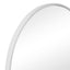 Zoe 120cm Oval Mirror White