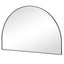 Zali XL 150cm Arched Mirror Black