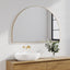Zali XL 150cm Arched Mirror Gold