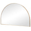 Zali XL 150cm Arched Mirror Gold