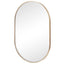 Zoe 90cm Oval Mirror Gold
