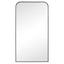 Ivy 165cm Rounded Mirror Black