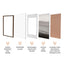 60x90cm Mat to 50x70cm Premium Paradise Wooden Photo Frame