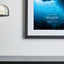 40x40cm Mat to 30x30cm Boldline Metal Photo Frame