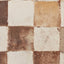 Neutral Checker Wall Art 100x100cm