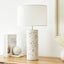 Ezra Terrazzo Table Lamp White