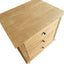 Emmerson Natural Oak Side Table Round Knobs