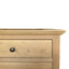 Emmerson Natural Oak Side Table Round Knobs
