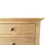 Emmerson Whitewashed Oak Side Table Round Knobs