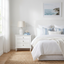 Emmerson White Side Table Round Knobs Large