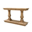 Balustrade Console Table Weathered Oak