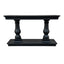 Balustrade Console Table Black Oak