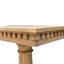 Balustrade Console Table Weathered Oak