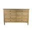 Marcelle Wide Dresser Whitewash Oak