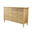 Marcelle Wide Dresser Whitewash Oak