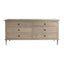 Emmerson 6 Drawers Dresser Weathered Oak