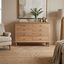 Emmerson 8 Drawers Dresser Natural Oak