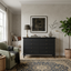 Emmerson 8 Drawers Dresser Black Oak