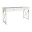 X Brace Desk White