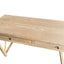 X Brace Whitewash Oak Desk 130cm