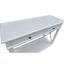 X Console Table White Small