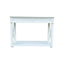 X Console Table White Small