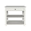 X Brace Large Side Table White