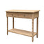 Bobbin Console Whitewashed Oak 110cm