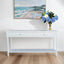 Bobbin Console Table White