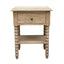 Bobbin Weathered Oak Side Table 50cm