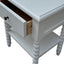 Bobbin White Side Table 50cm